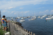 Harbor view during the festival, Jazz Festival 2023