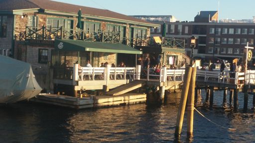 Waterfront restaurants and condos, Newport, RI